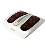 HoMedics Shiatsu Fumassagegert - 18 Massagekpfe fr eine tiefenwirksame Shiatsu Massage mit Wrmefunktion, gegen mde Fe und Beine, Verbesserung der Durchblutung, Schmerzbehandlung - Wei