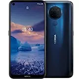 Nokia 5.4 Smartphone mit 6,39-Zoll-HD+-Display, 4 GB RAM, 128 GB Speicher, 48-MP-Vierfach-Kamera, Qualcomm Snapdragon 662, 2 Tagen Akkulaufzeit und Android-Upgrades, Dual-SIM - Polar Night