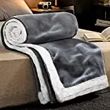 RATEL Kuscheldecke Flauschige Decke 150  200cm grau, 460GSM Upgrade Flanell Weiche sofadecke, Fleecedecke, Mikrofaser Wohndecke - Pflegeleicht - Warm, Gemtlich, Langlebig